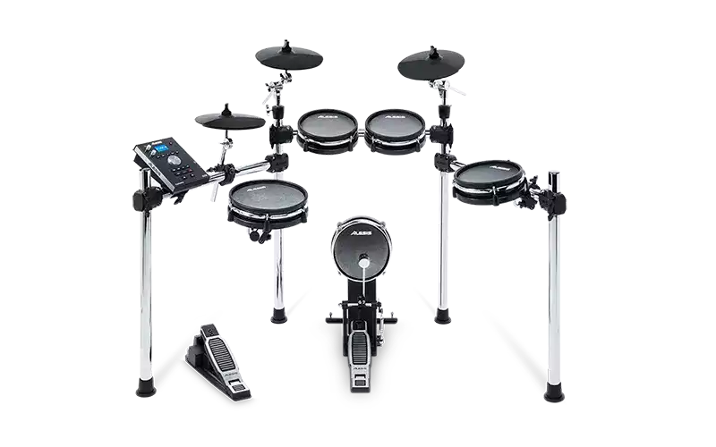 The Alesis Command Mesh, a great beginner electronic drum set